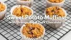 Sweet Potato Muffins with Orange, Fig & Dark Chocolate