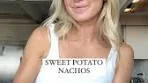 SWEET POTATO NACHOS Ingredients: 2-3 sliced sweet ...