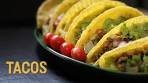 Tacos Recipe | Beef Tacos with Homemade Guacamole ...