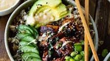 Teriyaki Salmon Rice Bowls