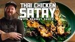Thai Chicken Satay with Peanut Sauce Recipe on the Griddle