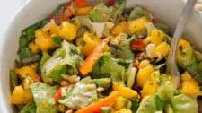 Thai Mango Salad with Peanut Dressing