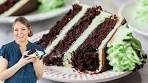 The BEST Balance of Mint and Chocolate in a Cake