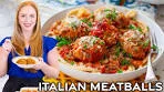 The Best Cheesy Baked Italian Meatballs in Marinara Sauce ...