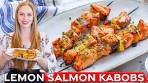 The Best Garlic, Herb & Salmon Salmon Kabobs | Oven & Grill ...