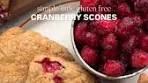 these little gluten free cranberry scones are simple, cozy, and ...