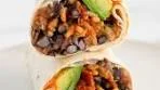 These rice & bean burritos are packed with protein, fresh ...