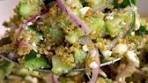 This is my *new* CUCUMBER SALAD WITH CRISPY QUINOA ...