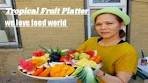 Tropical Fruit Platter #fruits #exotic #summer