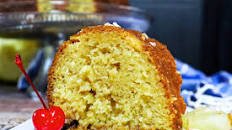 Tropical Pineapple Coconut Rum Cake