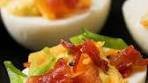 Tucker's Quiet Kitchen: Bacon Cheddar Deviled Eggs