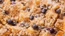 Unbelievable Blueberry French Toast Casserole