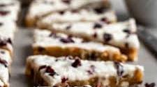 Vegan Cranberry Bliss Bars