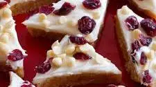 Vegan Cranberry Bliss Bars