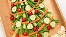 Vegetable Christmas Tree Appetizer Tray