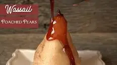 Wassail Poached Pears