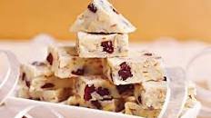 White Chocolate Cherry-Almond Fudge