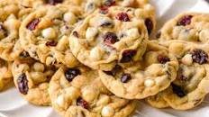 White Chocolate Cranberry Cookies