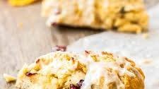 White Chocolate Cranberry Scones