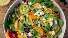Winter Salad with Citrus Honey Dressing