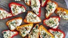 Zucchini Cream Cheese Mini Stuffed Peppers