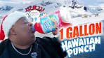1 Gal. Hawaiian Punch Fruit Juicy Red Chug By A Frozen Lake