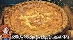1880 Deep Dish Egg Custard Pie - Old Fashioned Recipes ...