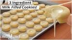 3 Ingredient CONDENSED MILK COOKIES! Milk & Cookies all ...