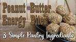 3 Ingredient Peanut Butter Energy Balls ~ Quick & Simple ...