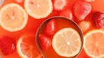 3 Ingredient Strawberry Lemonade Punch is made easy in ...