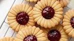 4-ingredient Condensed Milk Raspberry Cookies ♥️ ...