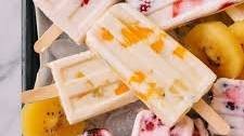 4-Ingredient Fruit & Yogurt Popsicles
