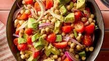 5-Ingredient Avocado & Chickpea Salad