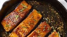 5-Ingredient Honey Garlic Glazed Salmon