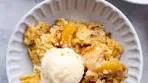 5 ingredient Peach Dump Cake! 🍑🥮 RECIPE ➡️ https ...