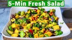 5-Minute Mango Avocado Salad | No‑Dressing Salad ...