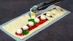 A recipe “stolen” from the Italians. Caprese appetizer, made of ...