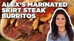 Alex Guarnaschelli's Marinated Skirt Steak Burritos | Alex's ...