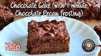Amazing 1-minute chocolate pecan frosting with a soft, fluffy ...