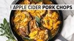 APPLE CIDER PORK CHOPS | a seriously amazing pork chop ...