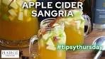 Apple Cider Sangria | White Wine Sangria | Cocktail Favourites