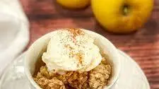 Apple Crisp in a Mug Recipe