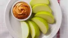 Apple Slices with Peanut Butter Snack