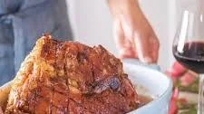Apricot Glazed Baked Ham