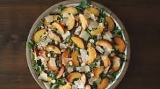 Arugula and Farro Salad with Peaches