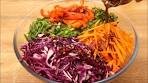 Asian Slaw Recipe | Asian Cabbage Salad | Healthy and ...