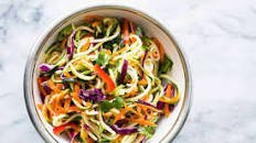 Asian Zucchini Noodle Salad