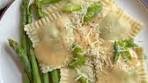 Asparagus Ravioli with Lemon Beurre Blanc Recipe