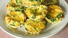 Baby Friendly Baked Egg Bites with Chopped Veggies