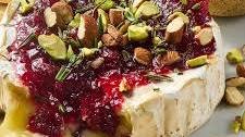 Baked Brie with Cranberry Sauce Recipe